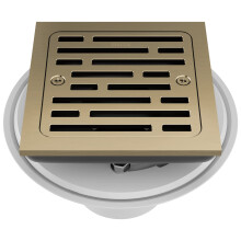 Delta Faucet 4 Inch Tile-In Square Shower Floor Drain Gold Shower Drain Kit Square Shower Drain Chrome Shower Drain Shower Floor Drain Champagne