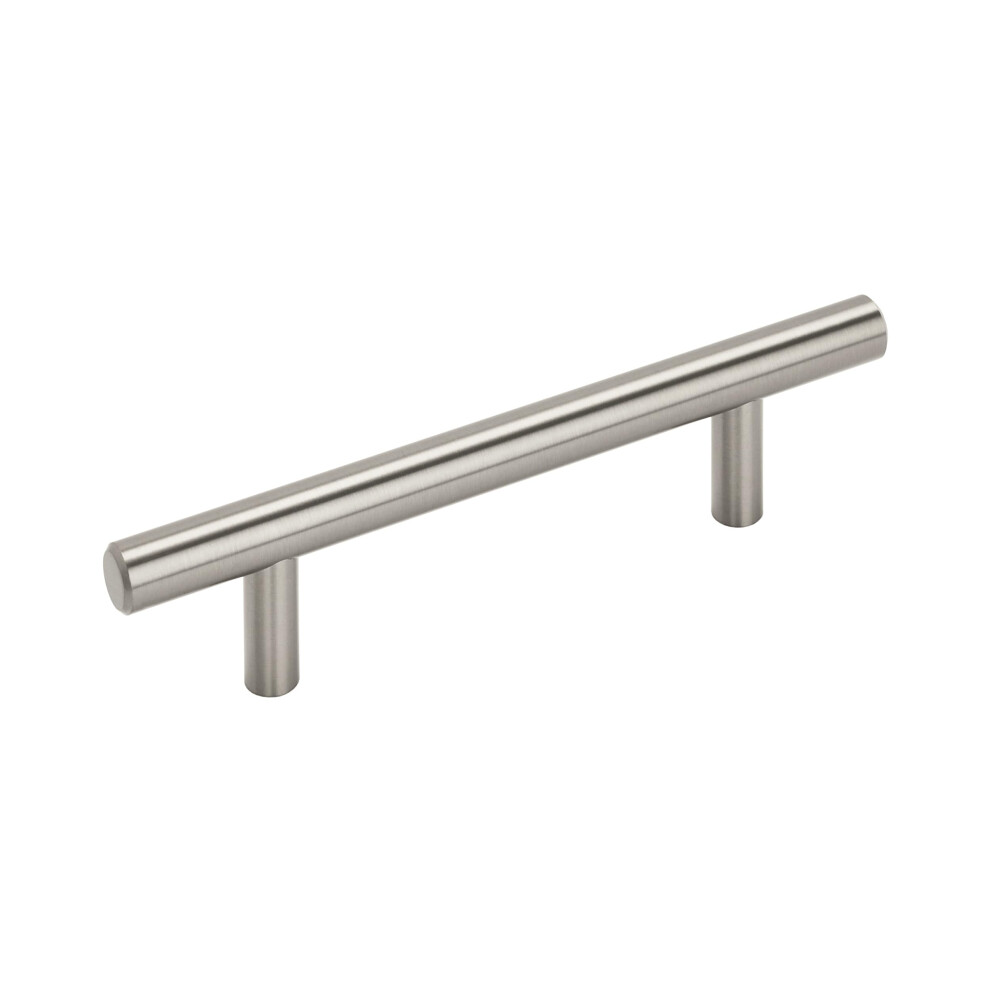 Amerock Bar Pulls 3-3/4 inch (96mm) Center-to-Center Satin Nickel Cabinet Pull - 10 Pack  10BX40516G10-image-OPC-PHCKTTR-NEW