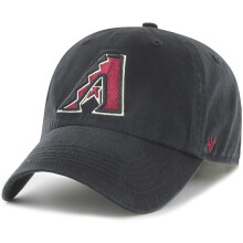 47 MLB Team Color Primary Logo Franchise Fitted Baseball Hat Cap Unisex Erwachsene – Arizona Diamondbacks – Schwarz (Groß)