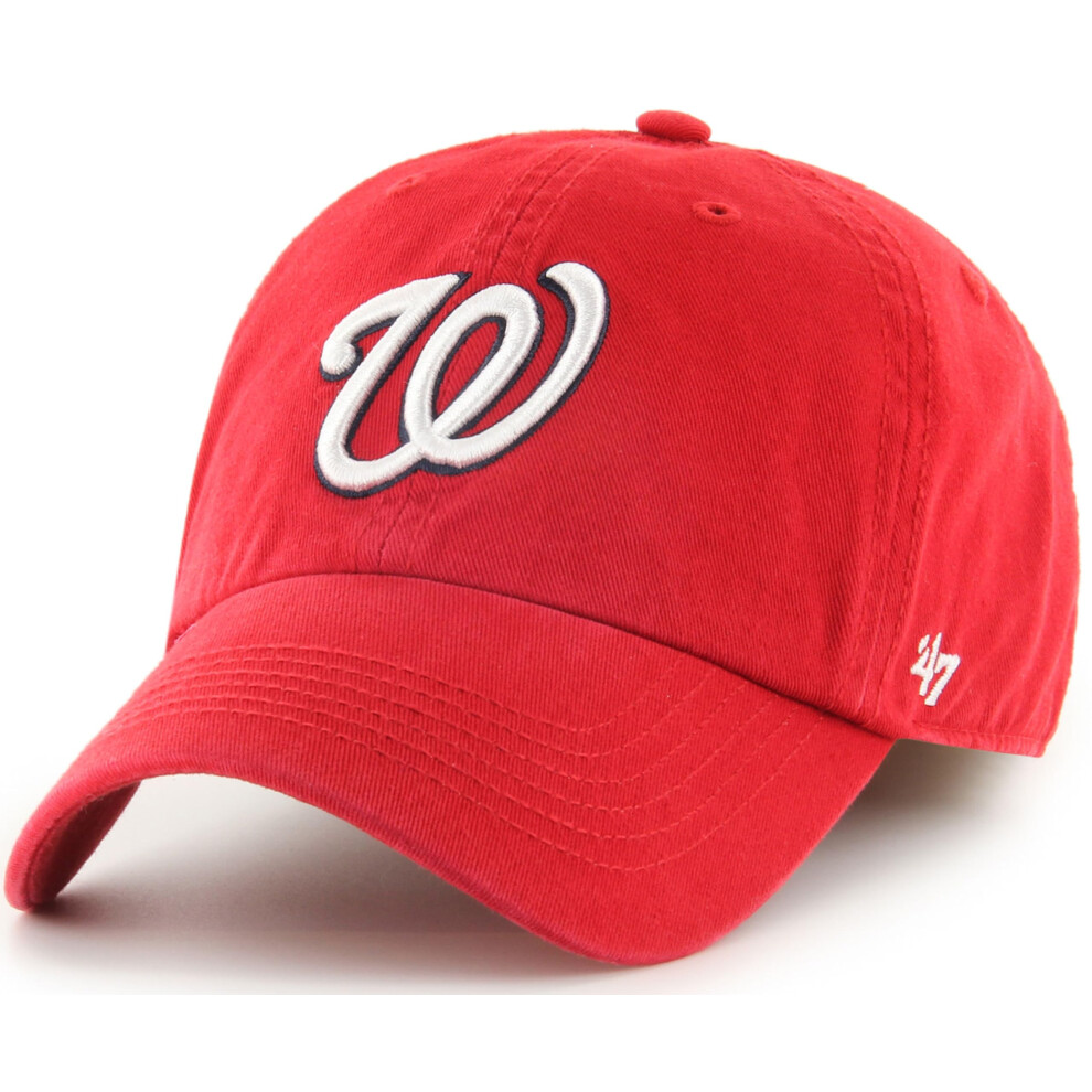 Gorra De B Isbol Ajustada De Franquicia, Unisex, Para Adultos, Con Logotipo Principal De Los Washington Nationals, Color Del Equipo Mlb 47, Color-image