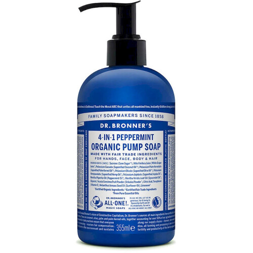 Dr Bronner's Dr. Bronner's Organic Sugar Soap Peppermint 355 ml