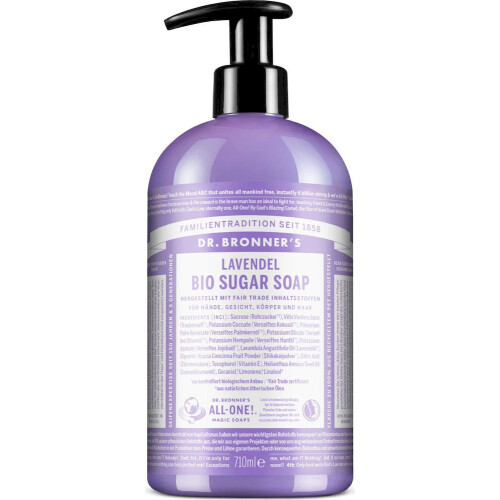 Dr Bronner's Dr. Bronner's Organic Sugar Soap Lavender 355 ml 1
