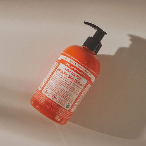 Dr Bronner's Dr. Bronner's Organic Sugar Soap Tea Tree 355 ml 2