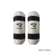 (Beinschützer XS (110-130 cm)) 1 Paar Taekwondo-Ausrüstung Schutz Boxen Arm Hand Beinschutz Beinschützer
