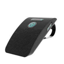 Kit vivavoce Bluetooth per auto 4.2, clip per aletta parasole, ricevitore audio wireless, vivavoce,
