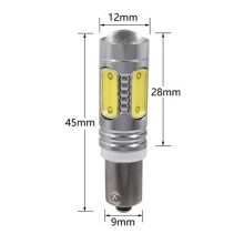 (weiß, flacher Winkel (180 ) 24 V) 2 Stück LED-Nachrüstleuchten für Autos H21w Bay9s Rückfahrscheinwerfer