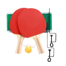Juego de red de tenis de mesa portátil para deportes de interior, juego de palas de ping-pong