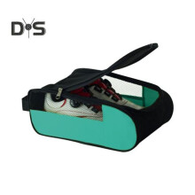 (verde, B) Borsa per scarpe da golf con cerniera, borsa porta scarpe da esterno, borsa porta scarpe