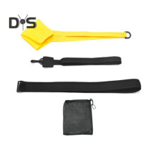 (geel, 20 cm) Zwemparachute Zwemkrachttrainingsgordel Zwemweerstandstrainingsuitrusting met sleepparachute