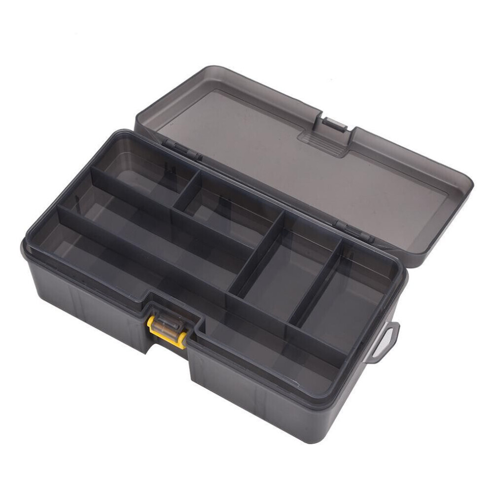 Boîte de Pêche en Plastique Double Couche Pour Leurres Appâts Outils Accessoires Rangement Organisateur