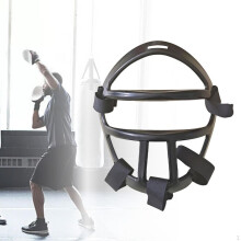(black) Karate Face Mask Boxing Shield Head Protection Comfortable Sports