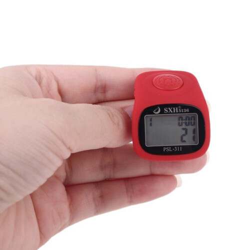 (violet) 6 Compteurs digitaux 8 canaux W Rétro-éclairage Heure Prière Bague en Silicone 2