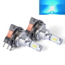 2er H15 LED-Set Scheinwerfer Nebelscheinwerfer 6000K Weiß CSP 3570 Chips IP68 12-24V 2000 lm