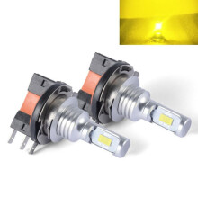 (Gelb) 1 Paar Auto H15 LED-Lampe Scheinwerfer Nebelscheinwerfer Fernlicht Tagfahrlicht 12 V 6000 K 3570