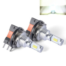 (Weiß) 1 Paar Auto H15 LED-Lampe Scheinwerfer Nebelscheinwerfer Fernlicht Tagfahrlicht 12 V 6000 K 3570
