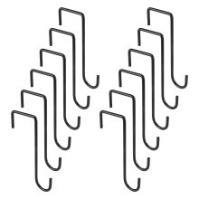 12PCS Plant Hooks Hangers Garden over Fence for Hanging Baskets, Wall Lights