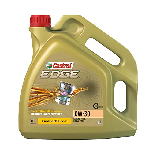 Castrol Castrol EDGE 0W-30 Engine Oil 4L, Gold