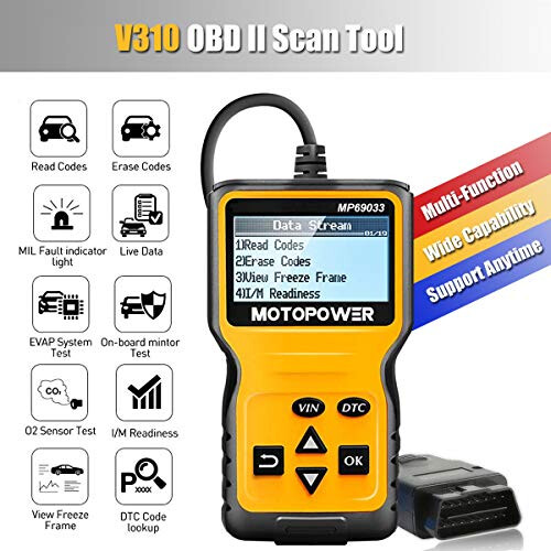 MOTOPOWER MP69033 OBD2 Scanner Car Engine Fault Code Reader Engine System Diagnostic Tools 1