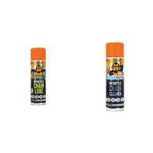 Tru-Tension | BananaSlip Motorcycle Chain Lube | Motorbike Anti-Fling Lubricant | 500ml and 007 Motorcycle Chain Cleaner & Degreaser, 500 ml