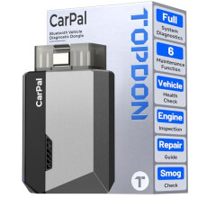 TOPDON CarPal A, OBD2 Scanner, All System Diagnosis, Wireless Bluetooth Diagnostic Tool, Vehicle Health Check, Smog Check, Repair Guide, Engine Inspe