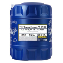 Mannol 20 Litre Energy Formula FR 5W-30 Engine Oil 7707 ACEA A5/B5 Premium Synthetic Ester Technology