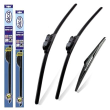 Fits Vauxhall Mokka 2012-2020 Set of 3 Windscreen Wiper Blades alca Germany Super Flat Front Rear 26"14"10" TL ASF2614TL10T