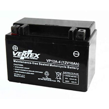 Vertex VP12-A-4 Sealed AGM Motorcycle/Powersport Battery, 12V, 10Ah, CCA (-18) 175, Replaces: CT12A-BS, YT12A-BS Perfect battery for Motorcycle, ATV'