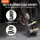 VEVOR VEVOR Strut Spring Compressor Set, Macpherson Strut Spring Compressor Kit, Interchangeable Fork Strut Coil Extractor Remover Tool, with Yellow Protec 2