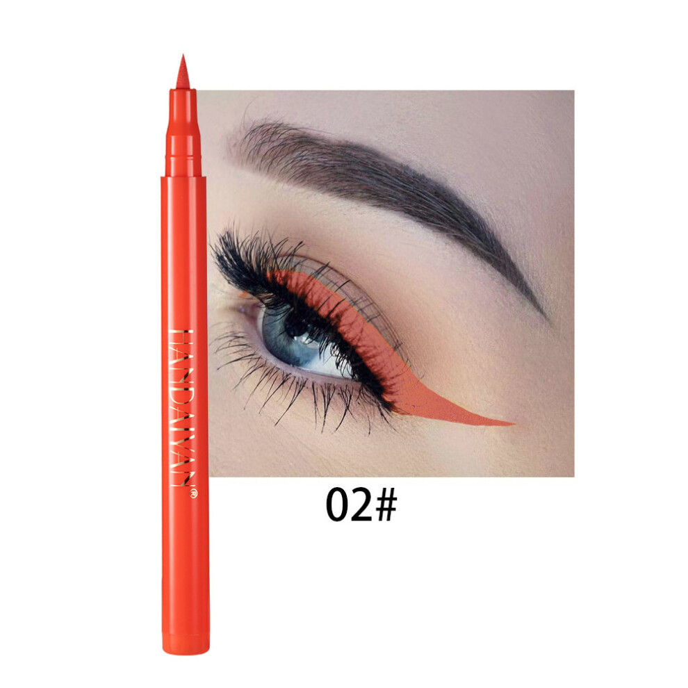 Gopatriot Memory (02#) Colorful Liquid Eyeliner Eye Liner Pen Long Lasting Eyes Makeup Waterproof