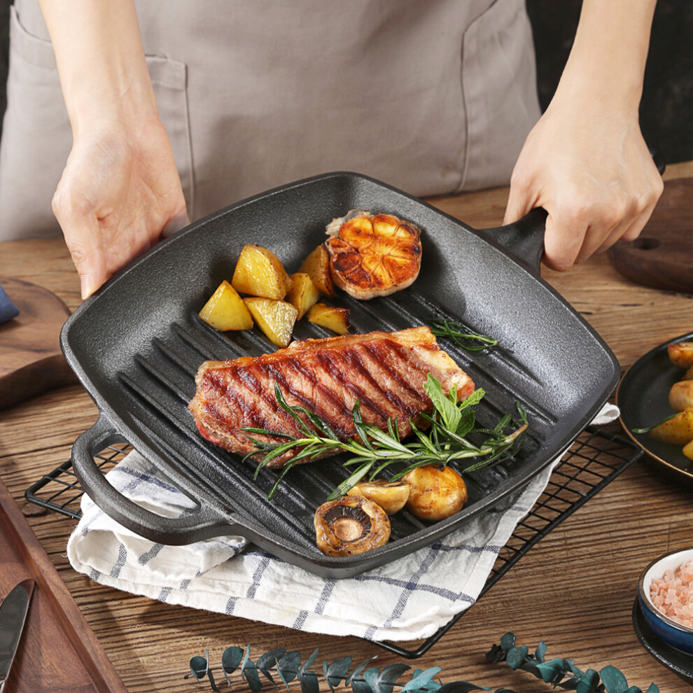 Rectangular Cast Iron Grill Pan