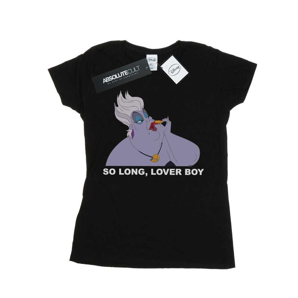 (M, Black) Disney Womens/Ladies The Little Mermaid Ursula So Long Cotton T-Shirt