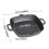 Living And Home Pre-Seasoned Cast Iron Grill Pan with Dual Handles 6