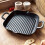 Living And Home Pre-Seasoned Cast Iron Grill Pan with Dual Handles 2