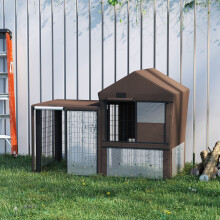 PawHut Rabbit Hutch Cover, Bunny Guinea Pig Cage Water-Resistant Protector