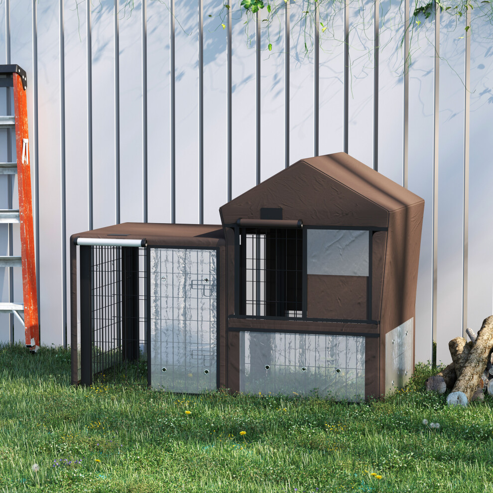 Pawhut Rabbit Hutch Cover, Bunny Guinea Pig Cage Water-Resistant Protector