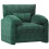 (Green) YODOLLA Armchair Sofa Oversized with Pillow 5