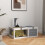 PawHut PawHut Tortoise Enclosure w/ Run, Lamp Holder, Pull-Out Trays, Hideaway 1