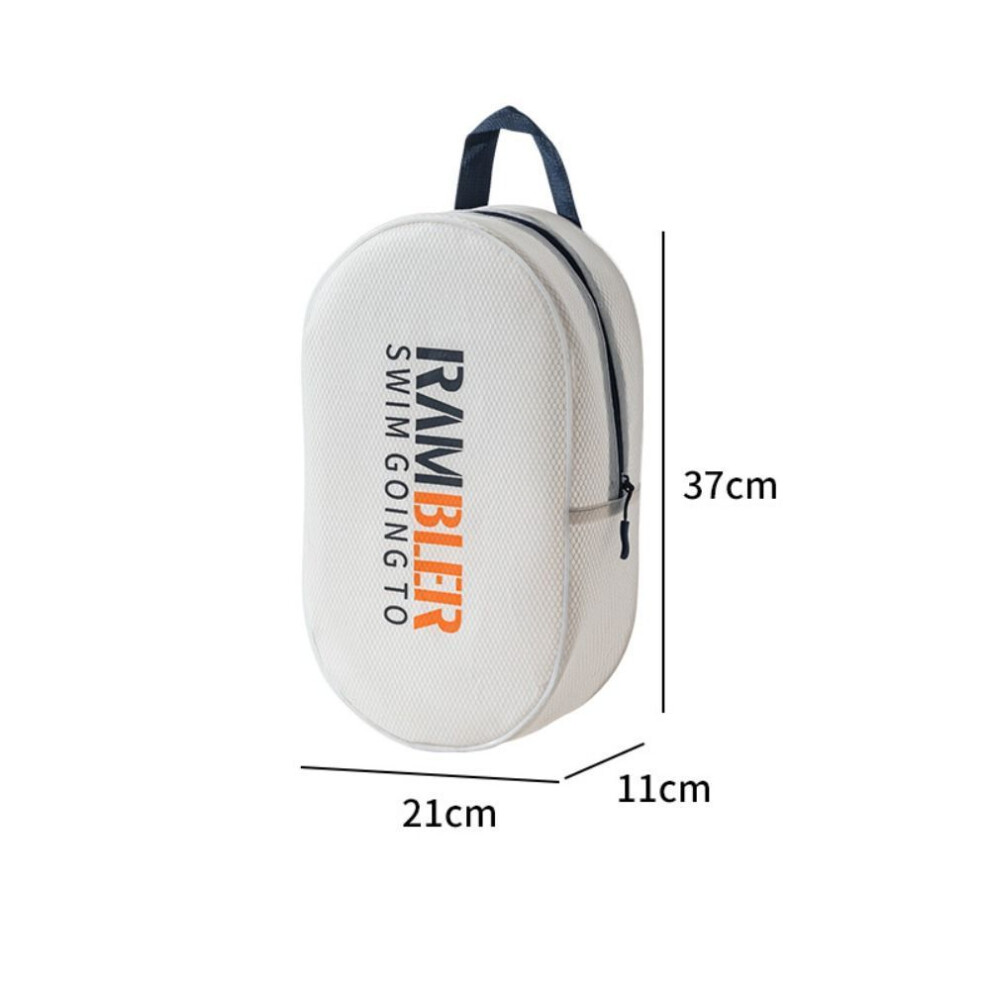 (white-large) Handbag Pack Swimming Gym Dry Bag Dry Wet Separation Outdoor Waterproof Swimming Bag  Beach