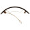 France Luxe Rectangle Volume Barrette - Black 4