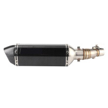 Uitlaatsysteem Midpipe Slipon-demper met DB-killer, geschikt voor Kawasaki Ninja 250r 250 300 Z250 Z300