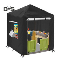 (B) Kinderspielhaus-Abdeckung mit Reißverschlüssen, wasserdicht, UV-beständig, Sonnenschutz, Outdoor-Spielhaus-Abdeckung