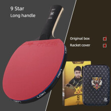 (9 Star Long Handle) Loki 7/8/9 Star Professional Ping Pong Racket Attack-loop High Sticky Table Tennis Racket Ping Pong Bat Carbon