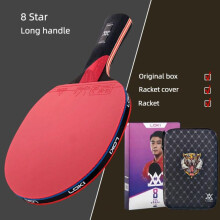 (8 Star Long Handle) Loki 7/8/9 Star Professional Ping Pong Racket Attack-loop High Sticky Table Tennis Racket Ping Pong Bat Carbon