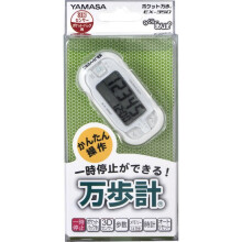 Yamasa Watch Instruments Contapassi tascabile Raku-raku Manpo Ex-350 (w) Contapassi bianchi Contapassi