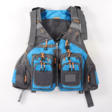 (Azul, talla única (45-95 kg)) Chaleco salvavidas Chaleco salvavidas Pesca Deportes al aire libre Chaqueta
