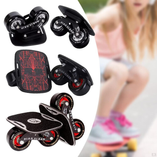 (ABS plate) Compact Drift Skates Plate With Wheels For Outdoor Fun 1