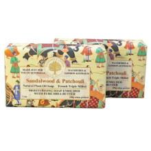 Wavertree & London Sabonete Natural Scented de Sândalo e Patchouli (2 Barras), 7oz
