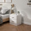 Homcom HOMCOM Bedside Table w/ 2 Drawers, Nightstand, Side Storage Cabinet Unit 9