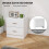Homcom HOMCOM Bedside Table w/ 2 Drawers, Nightstand, Side Storage Cabinet Unit 6