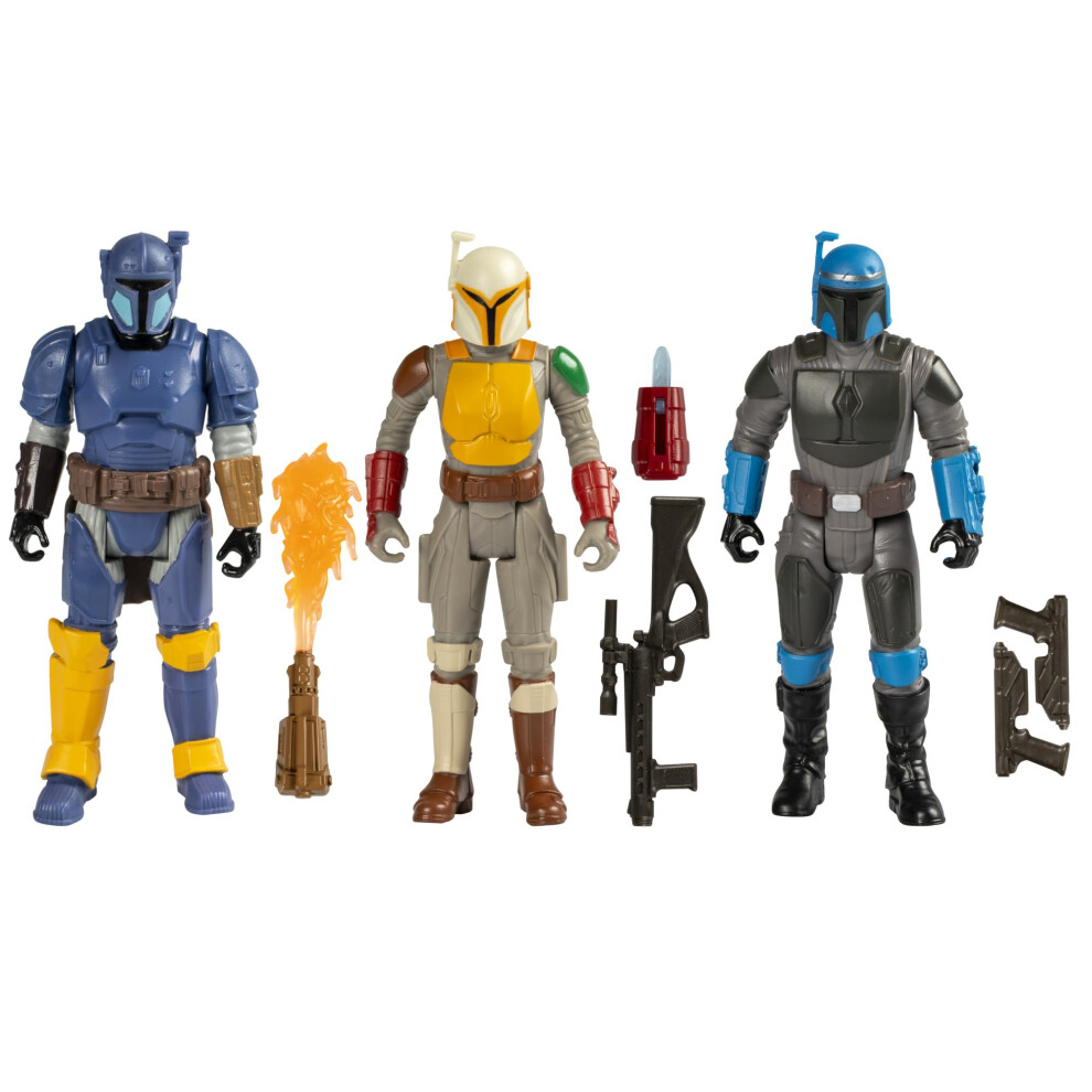 Hviezdne Vojny Star Wars Epic Hero Series Unite The Clans Pack Paz Vizsla Mandalorian Warrior Axe Woves 4-Inch Action Figures Toys For 4 Year Old Boys & Girls (A